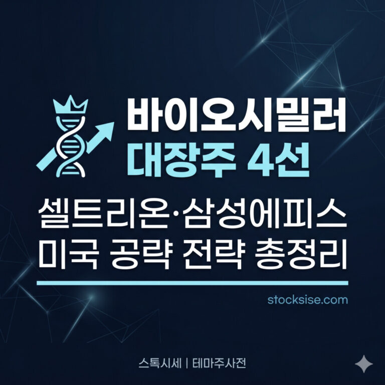 바이오시밀러 대장주 4선과 셀트리온·삼성에피스 미국 전략 분석 썸네일