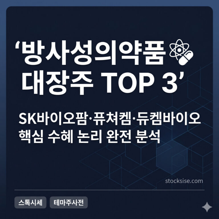 방사성의약품 테마주, RPT 관련주, RDC 대장주, SK바이오팜 방사성의약품, 퓨쳐켐 신약, 듀켐바이오 CDMO, 루테튬 치료제 수혜주, 악티늄-225 관련주, 전립선암 진단 방사성의약품, 알츠하이머 PET 진단 관련주, 방사성의약품 투자, 코스닥 바이오 테마, 테라노스틱스 수혜주, 방사성의약품 CDMO 주식, 퓨쳐켐 프로스타뷰, 듀켐바이오 주가, SK바이오팜 RPT 파이프라인, 국내 방사성의약품 기업, 루테튬-177 관련주, 방사성의약품 시장 전망