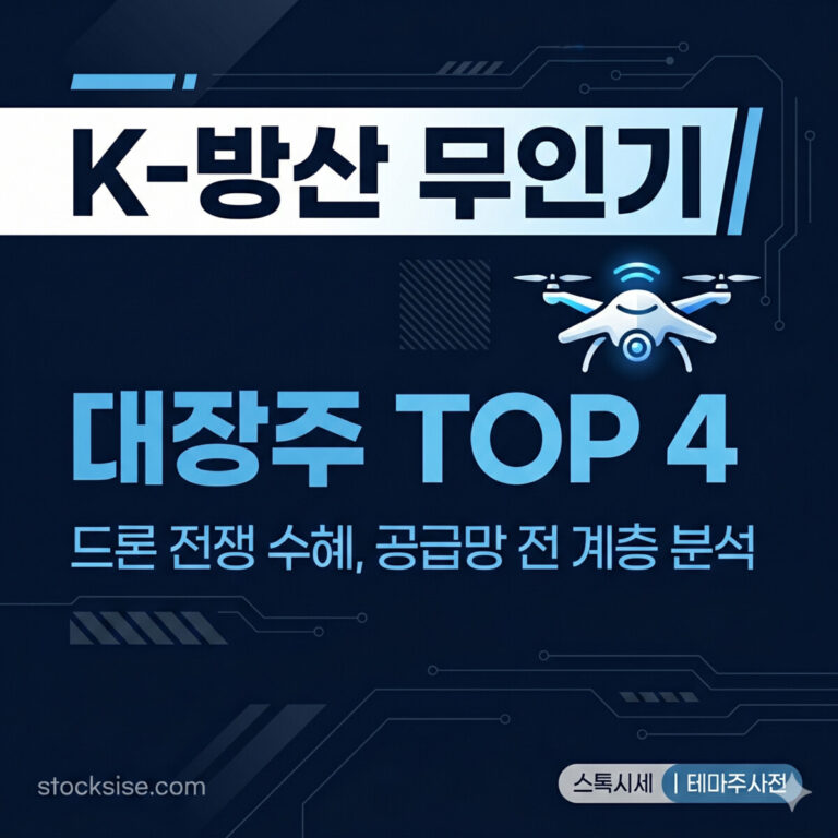 K-방산 무인기 드론 대장주 TOP 4 분석 스톡시세 테마주 사전 썸네일