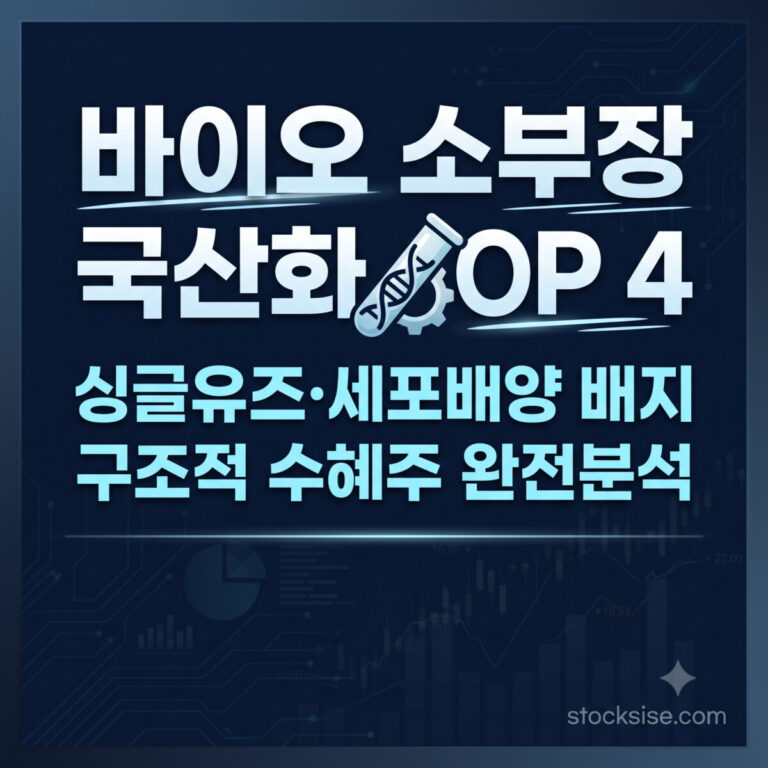 마이크로디지탈, 바이오니아, 이엔셀, 엑셀세라퓨틱스 등 K-바이오 소부장 싱글유즈 세포배양 국산화 수혜주 TOP 4 종목 분석 스톡시세 테마주사전