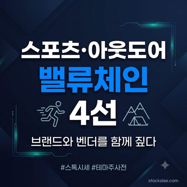 F&F, 휠라홀딩스, 영원무역, 화승엔터프라이즈로 살펴보는 스포츠·아웃도어 의류 밸류체인 투자 포인트 썸네일