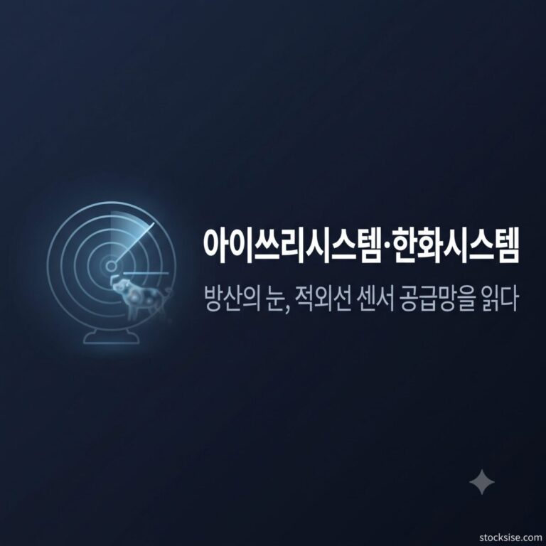 방산 적외선 영상센서·전자광학 테마의 핵심 종목인 아이쓰리시스템, 한화시스템의 공급망 위치를 정리한 스톡시세 테마주사전 썸네일